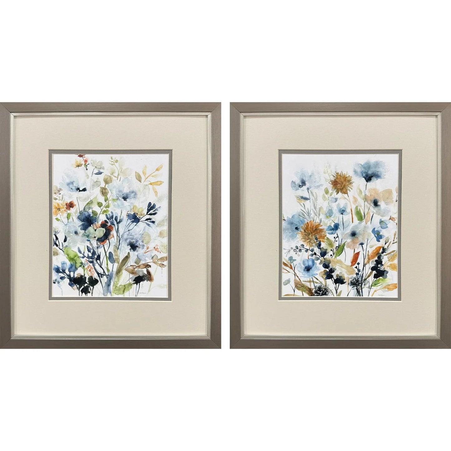 Holland Spring Mix Neutral Framed Wall Art 2PC
