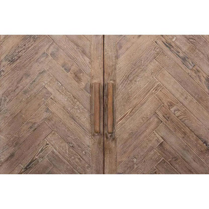 Hollis 4 Door Sideboard Antique White - LOOMLAN - Sarreid - Sideboards