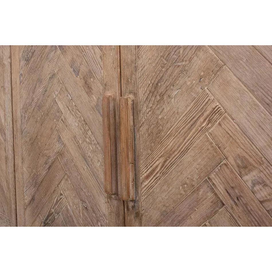 Hollis 4 Door Sideboard Antique White - LOOMLAN - Sarreid - Sideboards