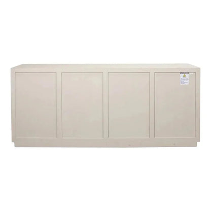 Hollis 4 Door Sideboard Antique White - LOOMLAN - Sarreid - Sideboards