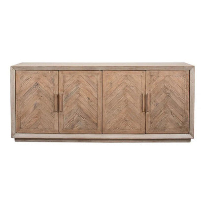 Hollis 4 Door Sideboard Stone Grey - LOOMLAN - Sarreid - Sideboards