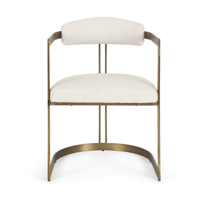 Hollyfield Cream Fabric Dining Chair (Set of 2)