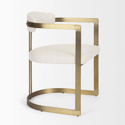 Hollyfield Cream Fabric Dining Chair (Set of 2)