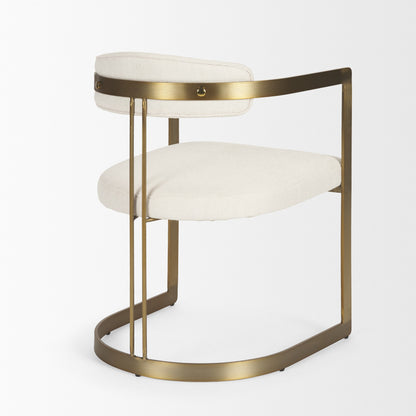 Hollyfield Cream Fabric Dining Chair (Set of 2)