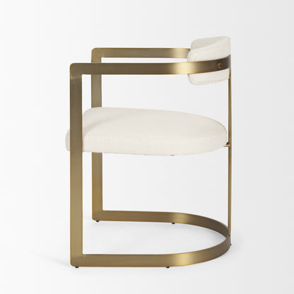 Hollyfield Cream Fabric Dining Chair (Set of 2)