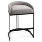 Hollyfield Fabric Low-Back Counter Stool
