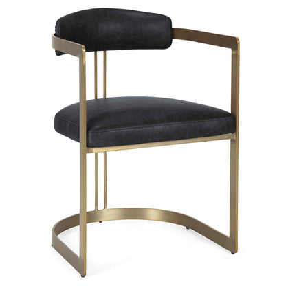 Hollyfield Leather Dining Armchair 2PC