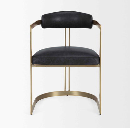 Hollyfield Leather Dining Armchair 2PC