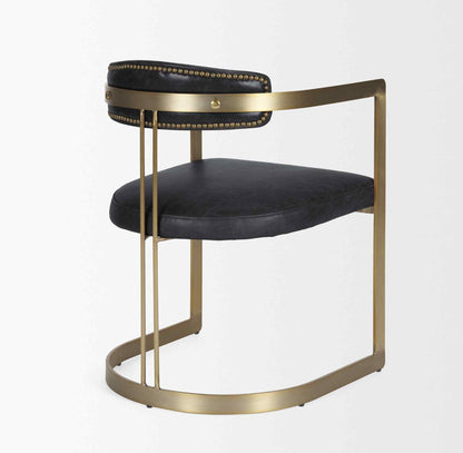 Hollyfield Leather Dining Armchair 2PC