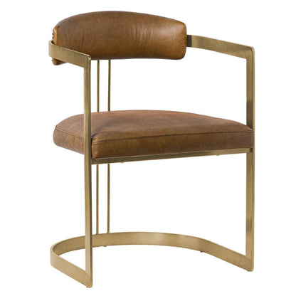 Hollyfield Leather Dining Armchair 2PC