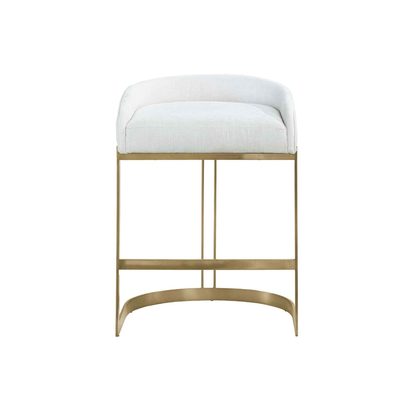 Hollyfield Leather Seat Counter Stool