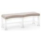 Hollywood Acrylic Made Bedroom Bench - LOOMLAN - Chelsea House - Bedroom Benches