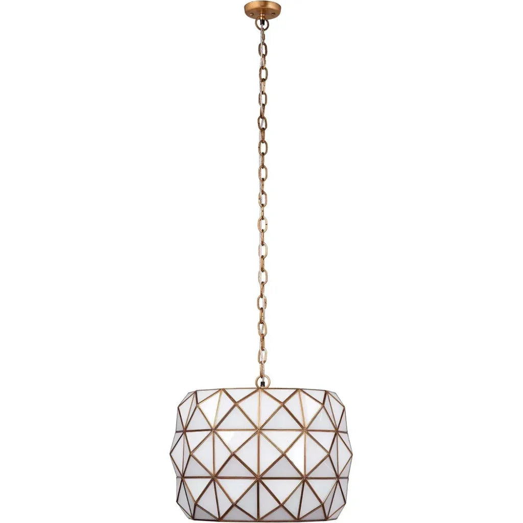 Hollywood Pendant - Sleek 1 - Light Glass & Metal - LOOMLAN - Jamie Young - Pendants