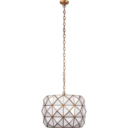 Hollywood Pendant - Sleek 1 - Light Glass & Metal - LOOMLAN - Jamie Young - Pendants