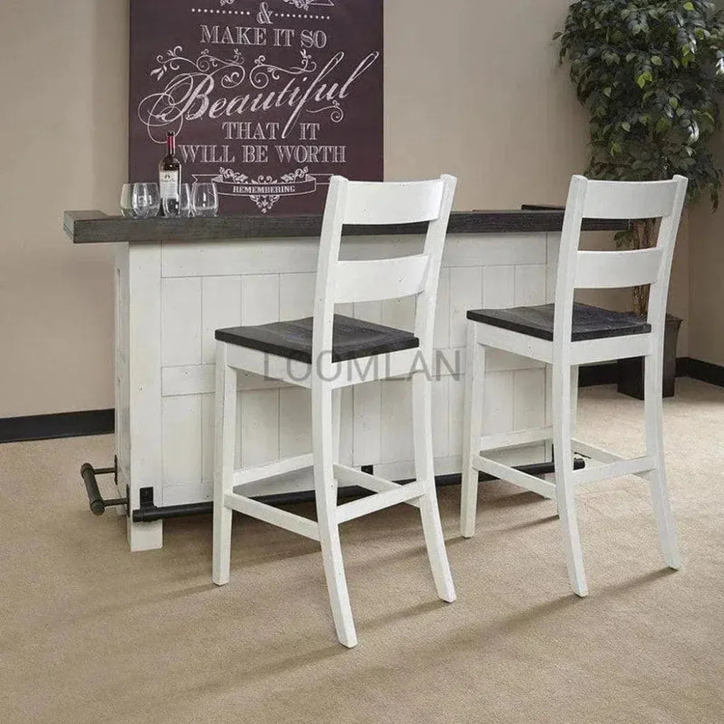 Home Bar Island Counter Dining-Home Bar Islands-Sunny D-LOOMLAN