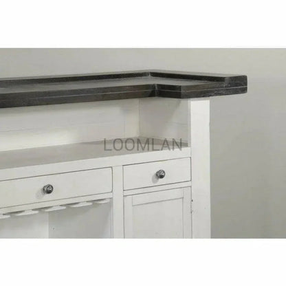 Home Bar Island Counter Dining-Home Bar Islands-Sunny D-LOOMLAN