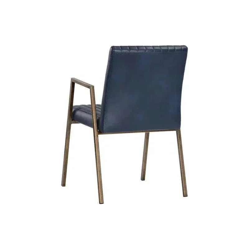 Homer Leather Dining Armchair - LOOMLAN - SUNPAN - Dining Chairs