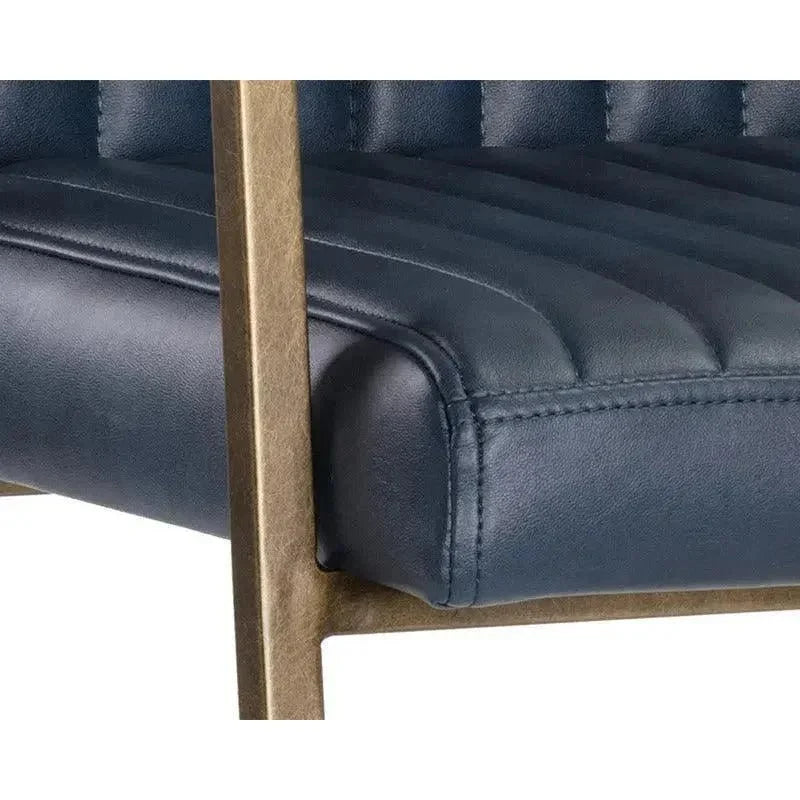 Homer Leather Dining Armchair - LOOMLAN - SUNPAN - Dining Chairs