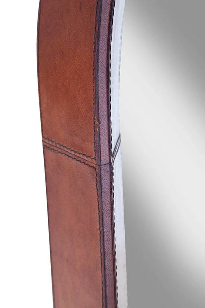 Homer Oval Floor Mirror-Floor Mirrors-Furniture Classics-LOOMLAN