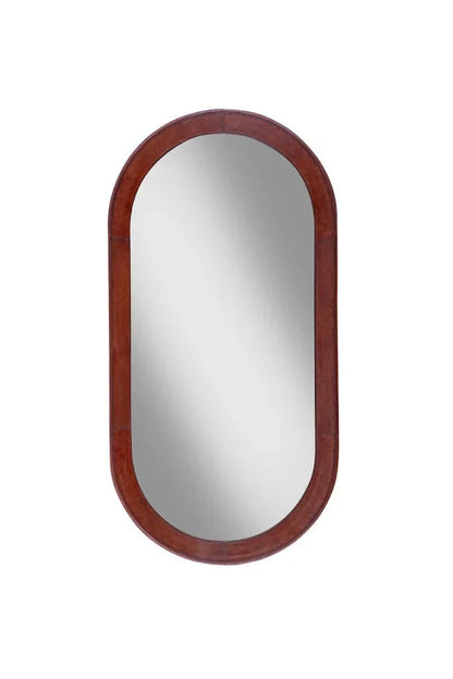 Homer Oval Floor Mirror-Floor Mirrors-Furniture Classics-LOOMLAN