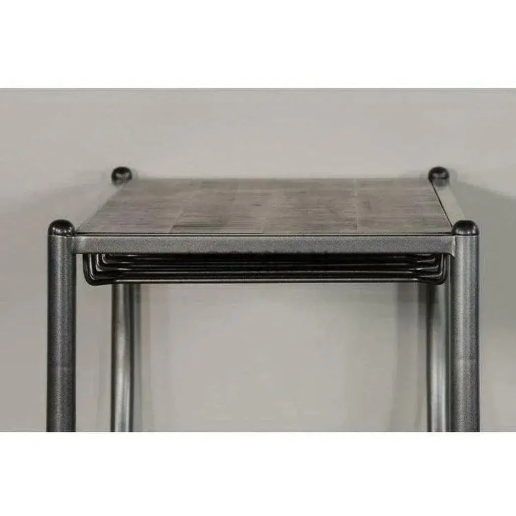 Homestead Dark Brown Wine Rack Server-Home Bar Carts-Sunny D-LOOMLAN