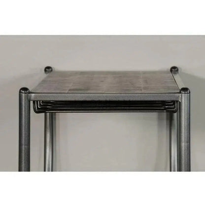 Homestead Dark Brown Wine Rack Server-Home Bar Carts-Sunny D-LOOMLAN