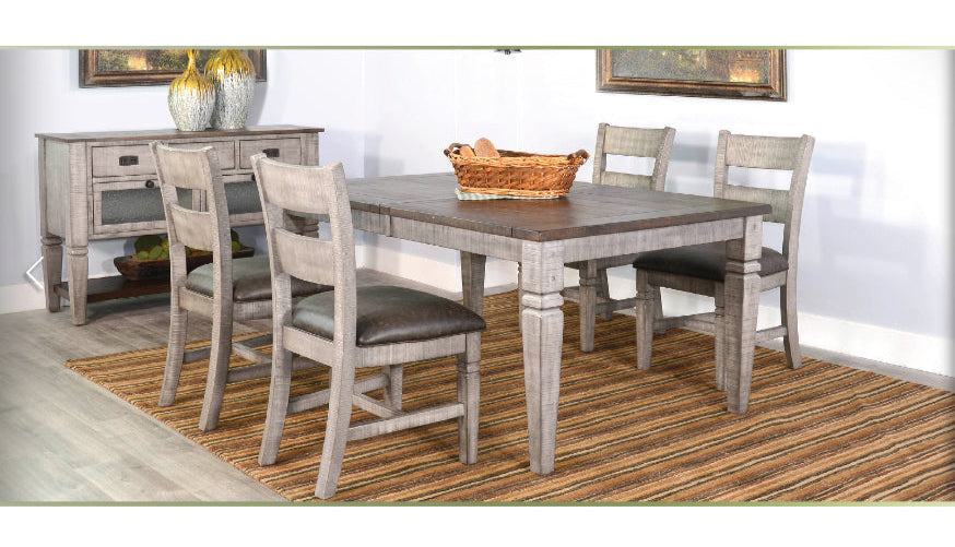 Homestead Hills Butterfly Leaf Dining Table-Dining Tables-Sunny D-LOOMLAN