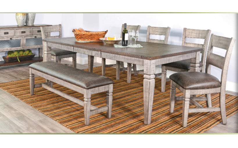 Homestead Hills Butterfly Leaf Dining Table-Dining Tables-Sunny D-LOOMLAN