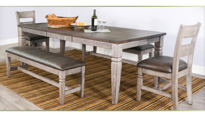 Homestead Hills Butterfly Leaf Dining Table-Dining Tables-Sunny D-LOOMLAN