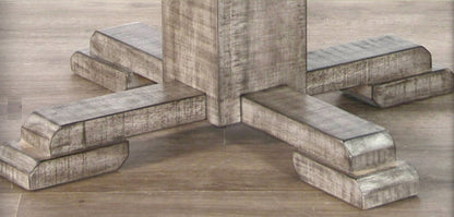 Homestead Hills Drop Leaf Extendable Dining Table-Dining Tables-Sunny D-LOOMLAN