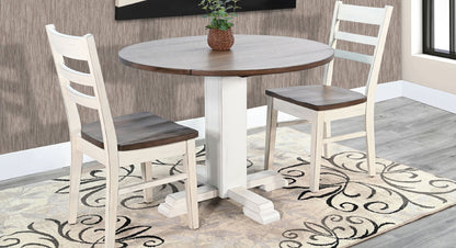 Homestead Hills Drop Leaf Extendable Dining Table-Dining Tables-Sunny D-LOOMLAN