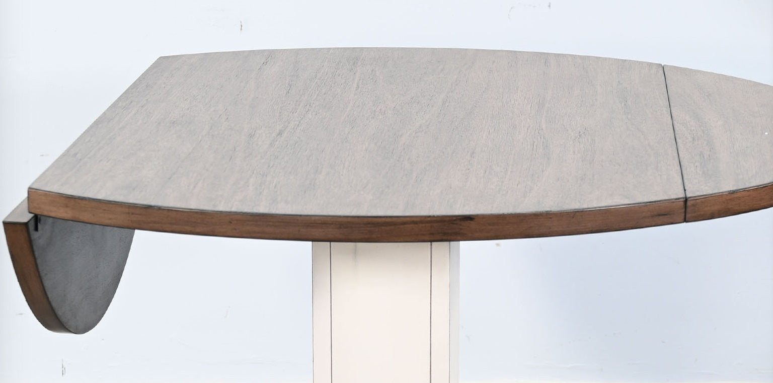 Homestead Hills Drop Leaf Extendable Dining Table-Dining Tables-Sunny D-LOOMLAN