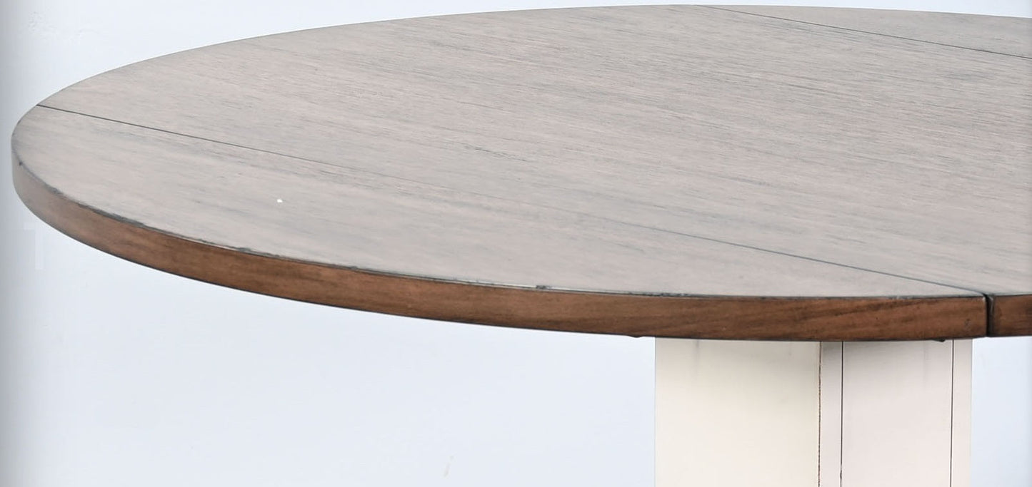 Homestead Hills Drop Leaf Extendable Dining Table-Dining Tables-Sunny D-LOOMLAN