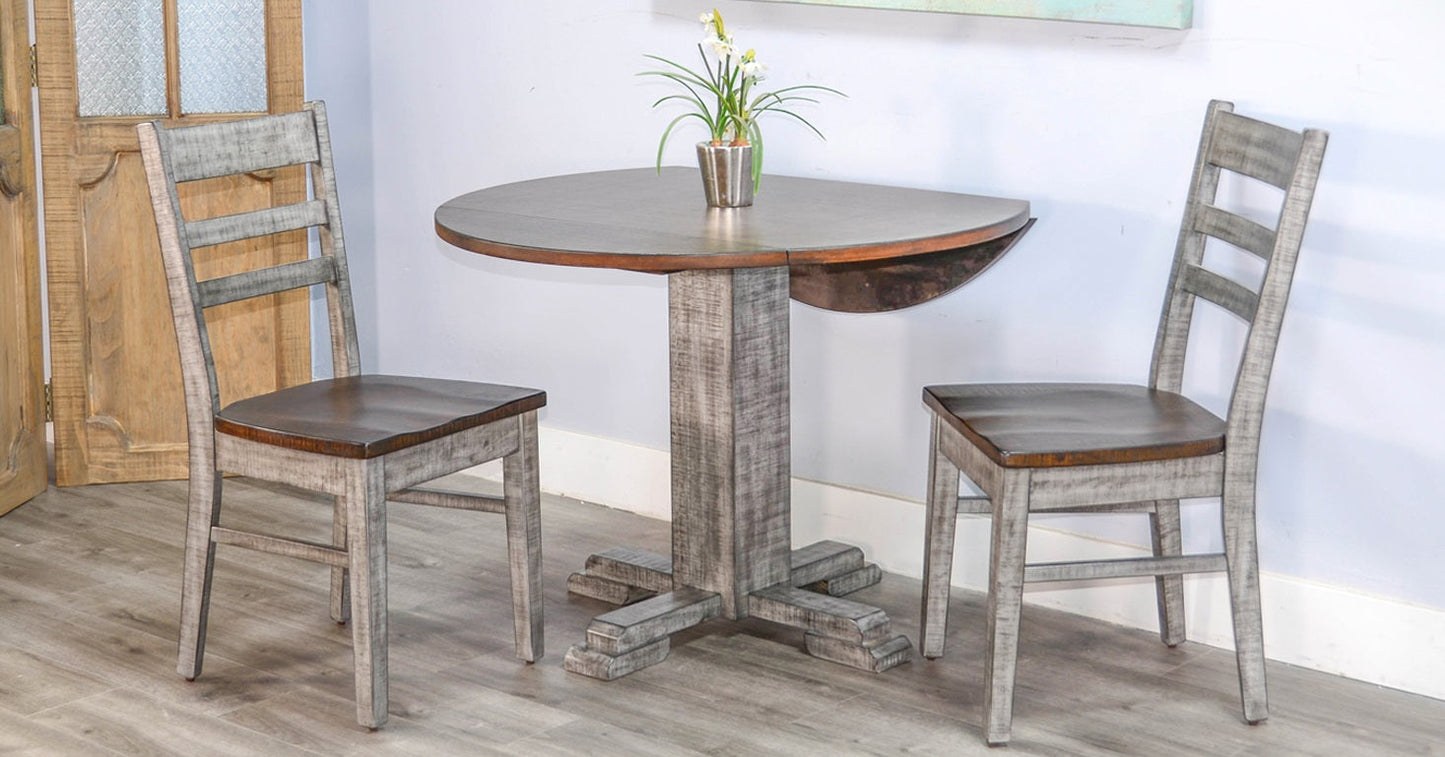 Homestead Hills Drop Leaf Extendable Dining Table-Dining Tables-Sunny D-LOOMLAN