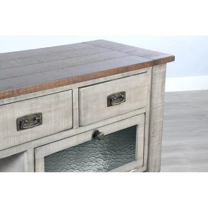 Homestead Hills Server Dark Brown and Grey - LOOMLAN - Sunny D - Sideboards