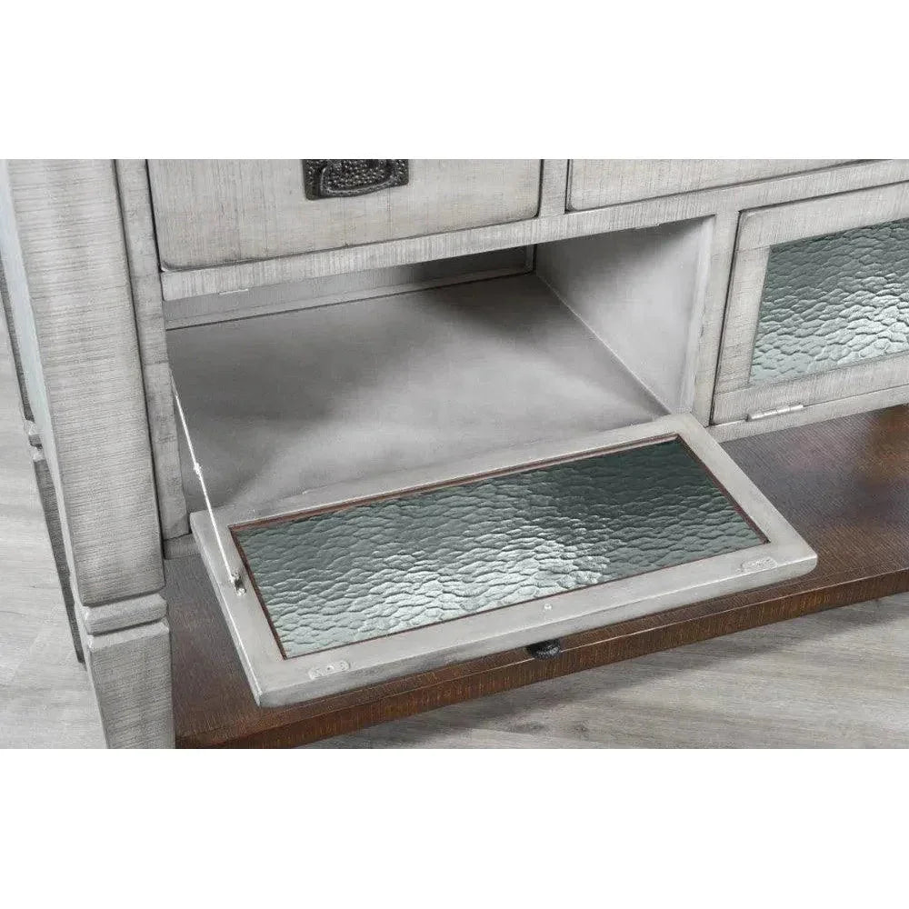 Homestead Hills Server Dark Brown and Grey - LOOMLAN - Sunny D - Sideboards