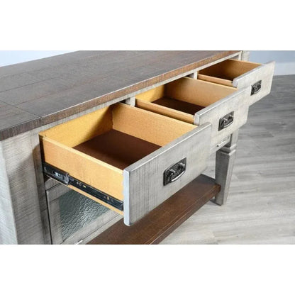 Homestead Hills Server Dark Brown and Grey - LOOMLAN - Sunny D - Sideboards