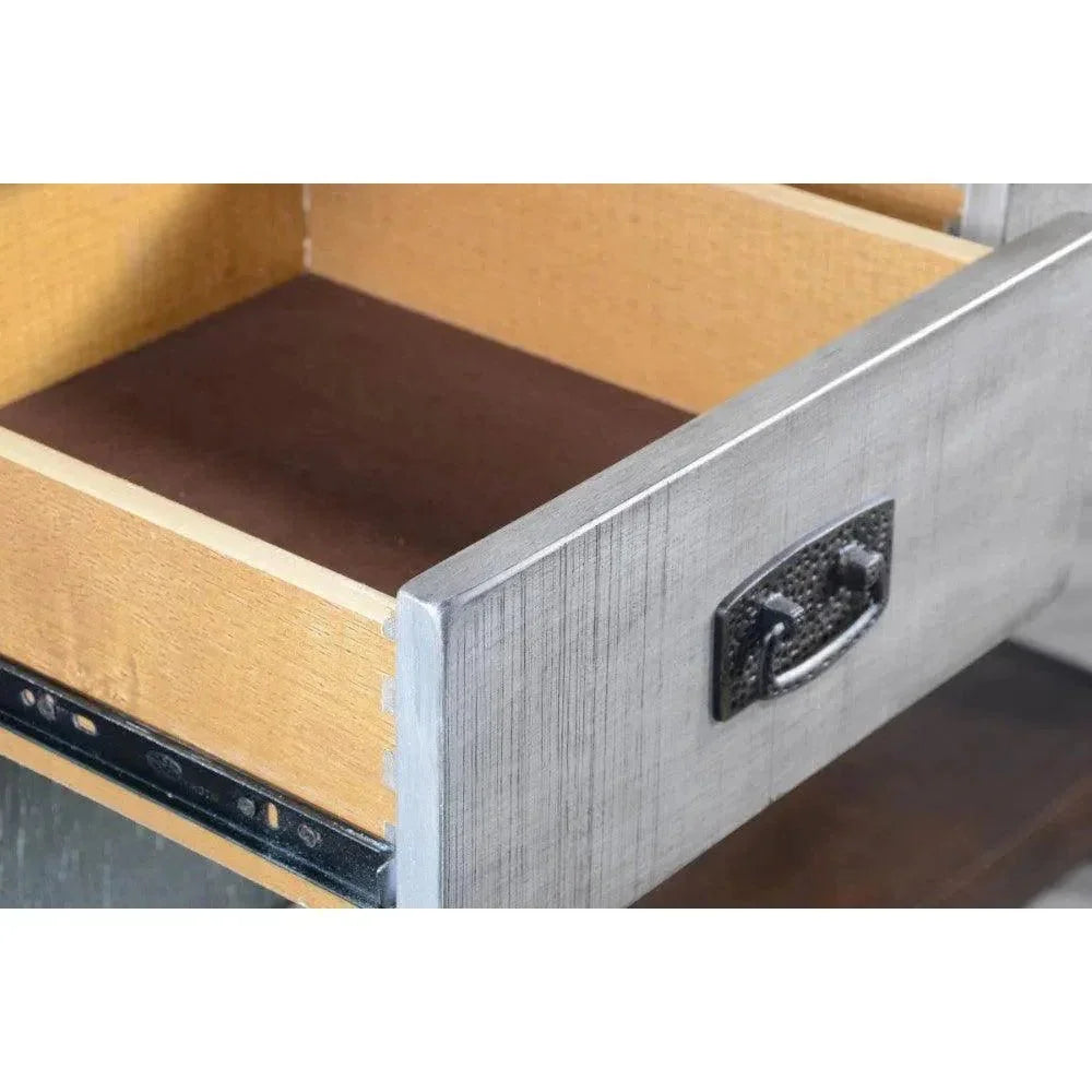 Homestead Hills Server Dark Brown and Grey - LOOMLAN - Sunny D - Sideboards