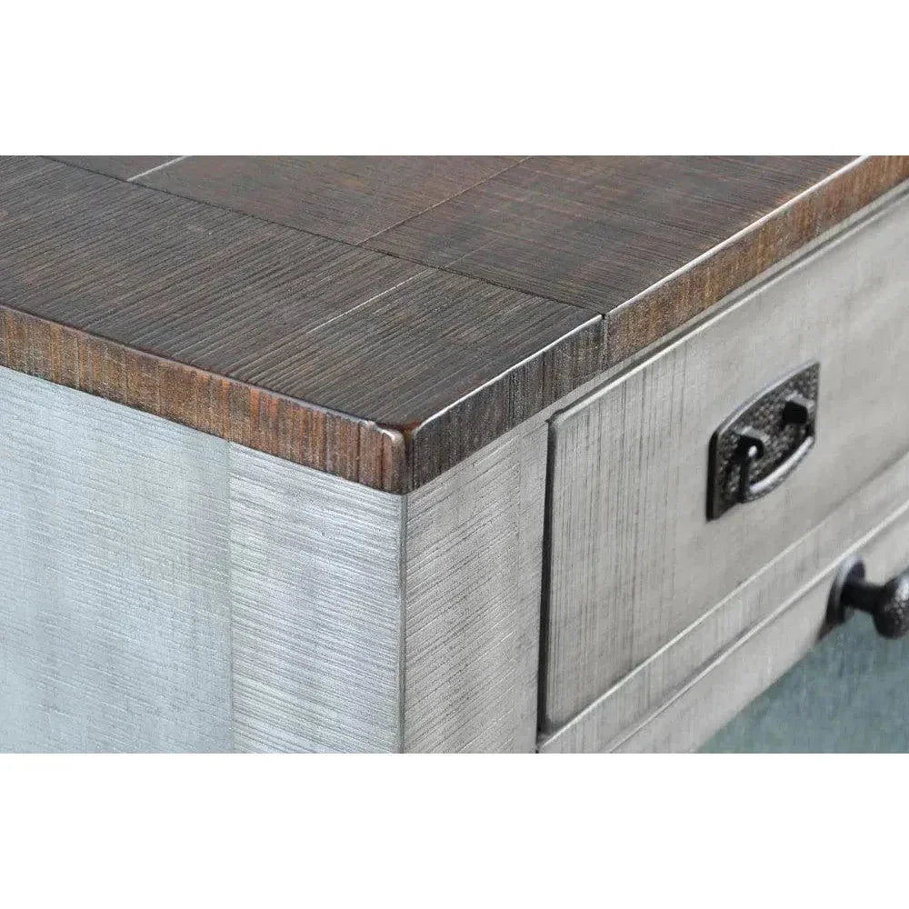 Homestead Hills Server Dark Brown and Grey - LOOMLAN - Sunny D - Sideboards