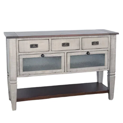 Homestead Hills Server Dark Brown and Grey