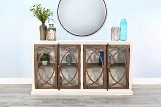 Homestead Hills Two Doors Wooden Media Console