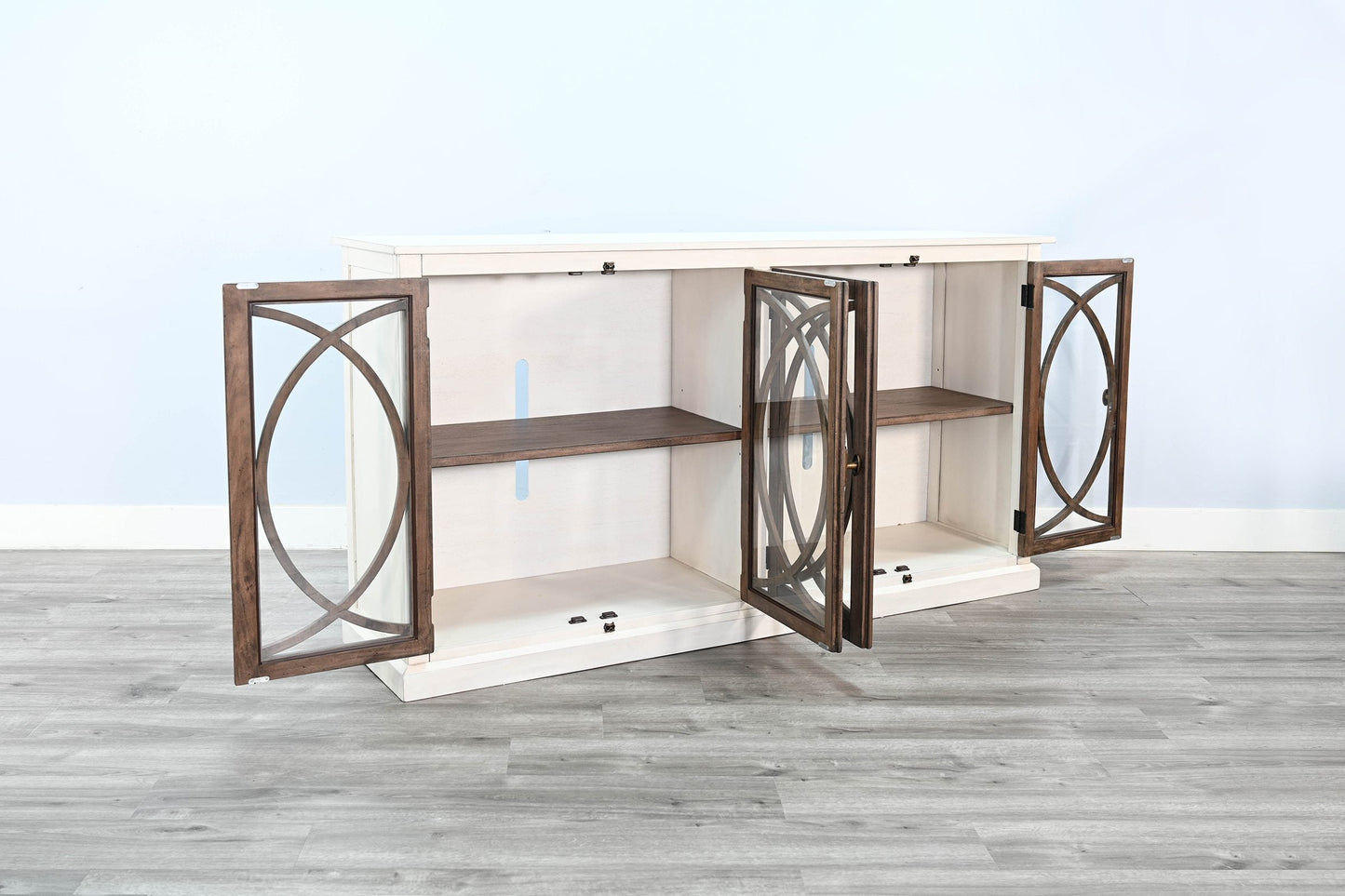 Homestead Hills Two Doors Wooden Media Console