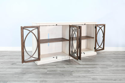 Homestead Hills Two Doors Wooden Media Console