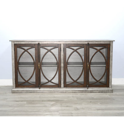 Homestead Hills Two Doors Wooden Media Console