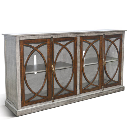 Homestead Hills Two Doors Wooden Media Console