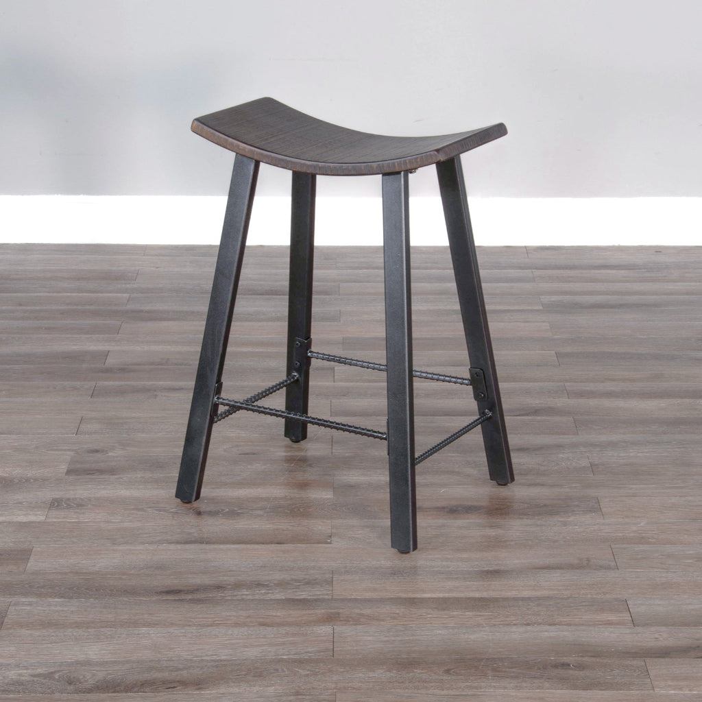 Homestead Metal Saddle Stool 2PC