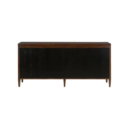 Honopu Textural Arch - Shaped Wood Cabinet - LOOMLAN - Wildwood - Accent Cabinets
