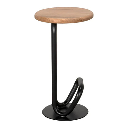 Hook Industrial Steel Framed Counter Stool - LOOMLAN - Noir - Counter Stools