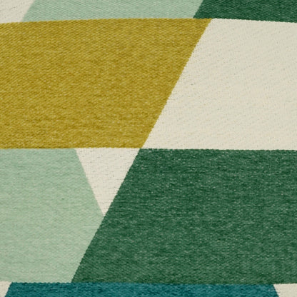 Hooray Green Throw Pillow