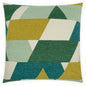Hooray Green Throw Pillow